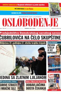 Oslobođenje - broj 24.418, 23. nov 2014.