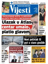 Vijesti - broj 5820, 11. jun 2014.
