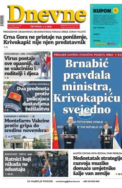 Dnevne novine - broj 3141, 4. nov 2021.