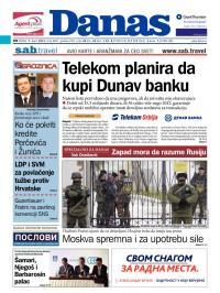 Danas - broj 6001, 5. mar 2014.