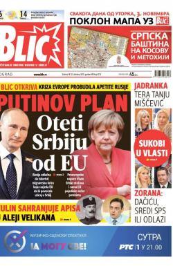 Blic - broj 6723, 31. okt 2015.