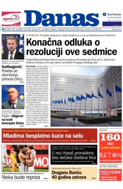 Danas - broj 6469, 16. jun 2015.