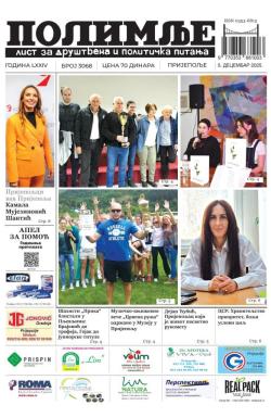 Polimlje, Prijepolje - broj 3068, 5. dec 2025.