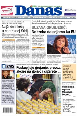 Danas - broj 5481, 1. okt 2012.