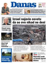 Danas - broj 9427, 9. okt 2023.