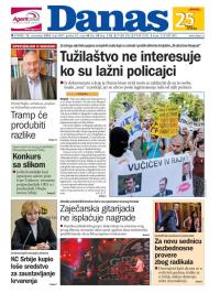 Danas - broj 6987, 15. nov 2016.