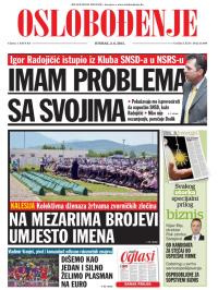 Oslobođenje - broj 24.609, 2. jun 2015.