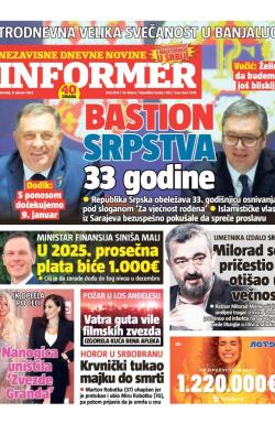 Informer - broj 3874, 9. jan 2025.