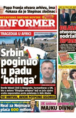 Informer - broj 2093, 11. mar 2019.