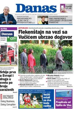 Danas - broj 8757, 20. sep 2021.