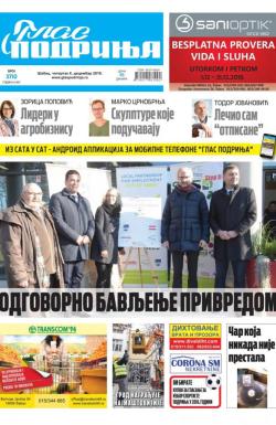 Glas Podrinja - broj 3710, 6. dec 2018.