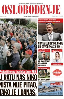 Oslobođenje - broj 24.962, 20. maj 2016.