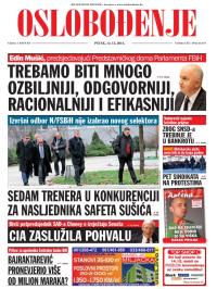 Oslobođenje - broj 24.437, 12. dec 2014.