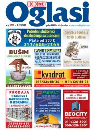 Novosti oglasi - broj 1701, 8. dec 2021.