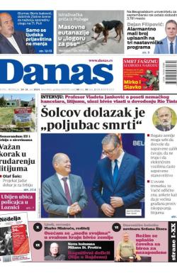 Danas - broj 9665, 20. jul 2024.