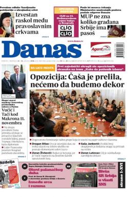 Danas - broj 7684-7685, 13. okt 2018.