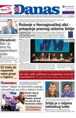 Danas - broj 7115, 23. mar 2017.