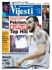 Vijesti - broj 5860, 21. jul 2014.