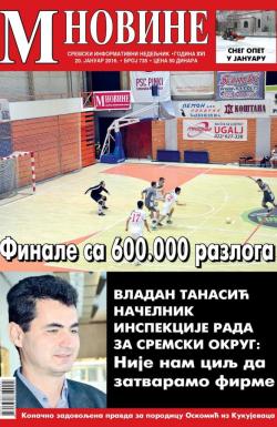 M Novine, Sr. Mitrovica - broj 735, 20. jan 2016.