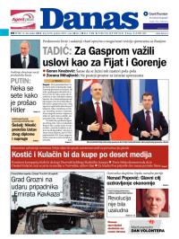 Danas - broj 6276, 5. dec 2014.