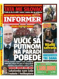 Informer - broj 1832, 4. maj 2018.