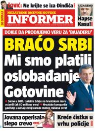 Informer - broj 167, 20. nov 2012.