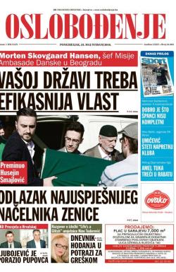 Oslobođenje - broj 24.965, 23. maj 2016.