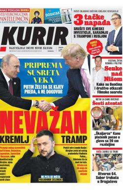 Kurir - broj 4111, 9. avg 2025.