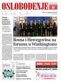 Oslobođenje - broj 25493, 14. nov 2017.