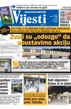Vijesti - broj 6255, 25. avg 2015.