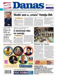 Danas - broj 5426, 7. avg 2012.