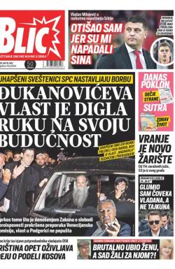 Blic - broj 8340, 18. maj 2020.