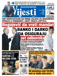 Vijesti - broj 5872, 2. avg 2014.