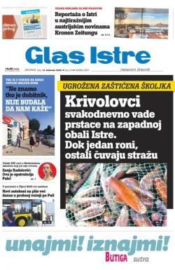 Glas Istre - broj 221, 12. avg 2020.