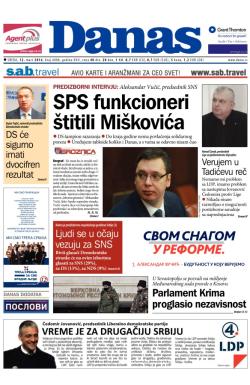 Danas - broj 6008, 12. mar 2014.