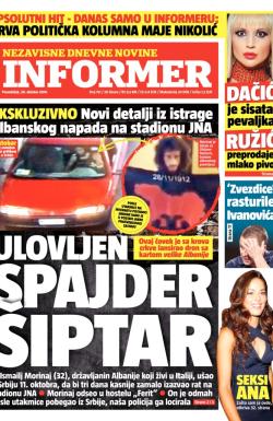 Informer - broj 751, 20. okt 2014.