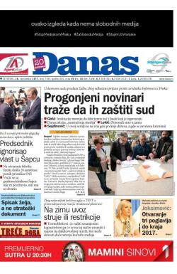 Danas - broj 7304, 28. sep 2017.