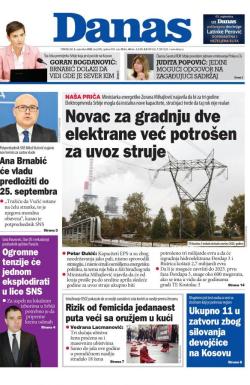 Danas - broj 9092, 5. sep 2022.
