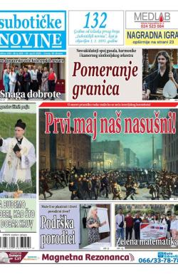 Nove Subotičke novine - broj 420, 30. apr 2025.