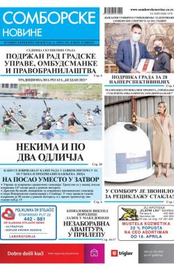 Somborske novine - broj 3486, 16. apr 2021.