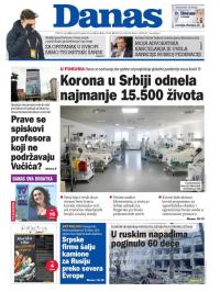 Danas - broj 8929, 11. mar 2022.