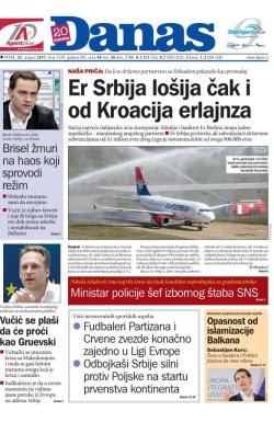 Danas - broj 7270, 25. avg 2017.