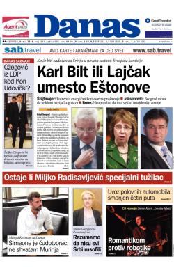 Danas - broj 6065, 8. maj 2014.