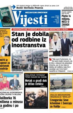 Vijesti - broj 6241, 11. avg 2015.