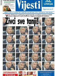 Vijesti - broj 5583, 22. nov 2013.
