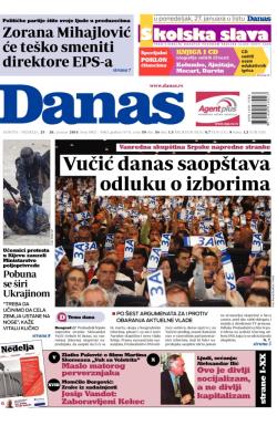 Danas - broj 5962-63, 25. jan 2014.