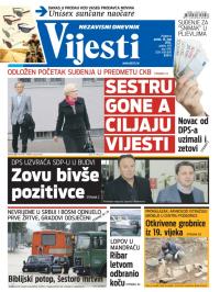 Vijesti - broj 5794, 16. maj 2014.
