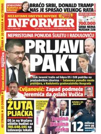 Informer - broj 1395, 25. nov 2016.