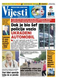 Vijesti - broj 6184, 15. jun 2015.