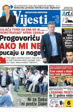 Vijesti - broj 6169, 30. maj 2015.
